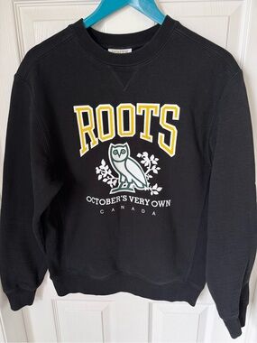 Roots x OVO Heritage Crewneck Sweater Size XS Oversized Fit Iceman Hype